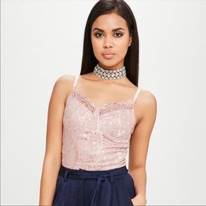 Carli bybel x misguided bodysuit